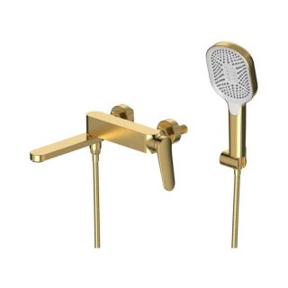 Смеситель для ванны Gappo G3210-3 золотой сатин